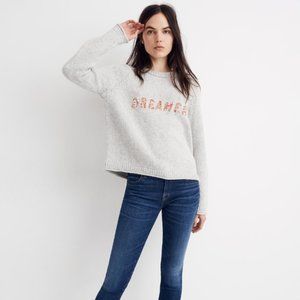 MADEWELL Dreamer Embroidered Keaton Sweater